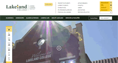Desktop Screenshot of lakelandcollege.ca