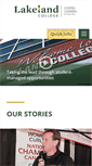 Mobile Screenshot of lakelandcollege.ca