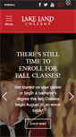 Mobile Screenshot of lakelandcollege.edu